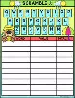Vista previa - Unidades / Secuencias / Situaciones de Aprendizaje - I CAN PLAY SERIES SCRAMBLE TIME Spring Bear FS - página 1