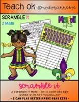 Vista previa - Unidades / Secuencias / Situaciones de Aprendizaje - I CAN PLAY SERIES SCRAMBLE TIME Mardi Gras Kids Girl 3 FS - Portada