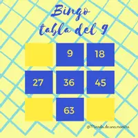 Vista previa - Unidades / Secuencias / Situaciones de Aprendizaje - Bingo Multiplicaciones - Tabla del 9 - página 3