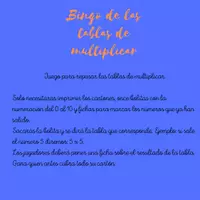 Vista previa - Unidades / Secuencias / Situaciones de Aprendizaje - Bingo Multiplicaciones - Tabla del 5 - página 1