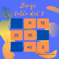Vista previa - Unidades / Secuencias / Situaciones de Aprendizaje - Bingo Multiplicaciones - Tabla del 5 - página 2