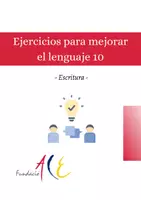 Vista previa - Hojas de trabajo - Ejercicios para mejorar el lenguaje 10 - Portada