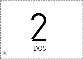 Vista previa - Tarjetas / Manipulativos - Bits de inteligencia: Números (Con nombre) - página 2