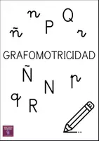 Vista previa - Hojas de trabajo - GRAFOMOTRICIDAD LETRAS N-Ñ-P-Q-R - Portada