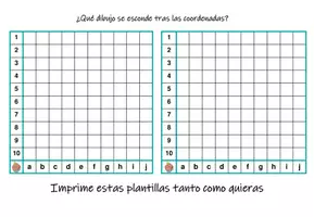 Vista previa - Hojas de trabajo - Funciones Ejecutivas: Dibujo con coordenadas - Portada
