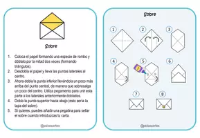 Vista previa - Manualidades / Dibujos para colorear - Funciones Ejecutivas: Origami (instrucciones) - página 1