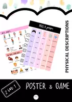 Vista previa - Hojas de trabajo - GAME & LANGUAGE SHEET - Physical Descriptions - Portada