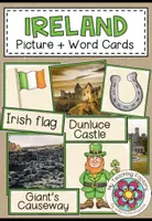 Vista previa - Tarjetas / Manipulativos - IRELAND - Picture + Word Cards - Portada