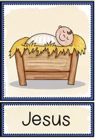 Vista previa - Tarjetas / Manipulativos - NATIVITY - Tarjetas de imágenes y palabras - página 2