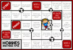Vista previa - Juegos / Gamificación - Hobbies and Free Time - Conversation Board Game - página 1