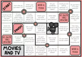 Vista previa - Juegos / Gamificación - Movies and TV - Conversation Board Game - página 1
