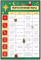 Vista previa - Hojas de trabajo - Roll a Christmas Story (Creative Writing) - página 2