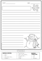 Vista previa - Hojas de trabajo - Roll a Winter Adventure Story (Creative Writing) - página 3