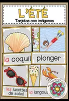 Vista previa - Tarjetas / Manipulativos - L’ÉTÉ - Tarjetas de imágenes y palabras - Portada