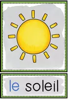 Vista previa - Tarjetas / Manipulativos - LE PRINTEMPS - Tarjetas de imágenes y palabras - página 1