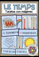Vista previa - Tarjetas / Manipulativos - LE TEMPS - Tarjetas de imágenes y palabras - Portada
