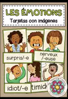 Vista previa - Tarjetas / Manipulativos - LES ÉMOTIONS - Tarjetas de imágenes y palabras - Portada