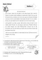 Vorschau - Arbeitsblätter - Mein neuer Freund - Diktatvorbereitung an Stationen - Seite 2