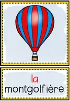 Vista previa - Tarjetas / Manipulativos - LES TRANSPORTS 1 - Tarjetas de imágenes y palabras - página 1