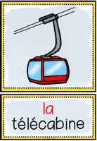Vista previa - Tarjetas / Manipulativos - LES TRANSPORTS 1 - Tarjetas de imágenes y palabras - página 2