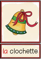 Vista previa - Tarjetas / Manipulativos - NOËL - Tarjetas de imágenes y palabras - página 1