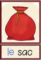 Vista previa - Tarjetas / Manipulativos - NOËL - Tarjetas de imágenes y palabras - página 2