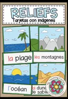 Vista previa - Tarjetas / Manipulativos - RELIEFS - Tarjetas de imágenes y palabras - Portada