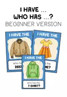 Vista previa - Juegos / Gamificación - CLOTHES - I have ... Who has ...? - página 1