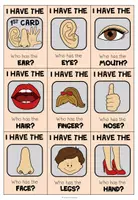 Vista previa - Juegos / Gamificación - BODY PARTS - I have ... Who has ...? - página 1