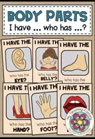 Vista previa - Juegos / Gamificación - BODY PARTS - I have ... Who has ...? - Portada