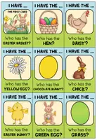 Vista previa - Juegos / Gamificación - EASTER - I have ... Who has ...? - página 1
