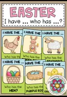 Vista previa - Juegos / Gamificación - EASTER - I have ... Who has ...? - Portada