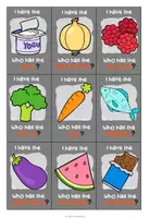 Vista previa - Juegos / Gamificación - FOOD - I have ... Who has ...? - página 2