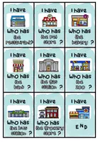 Vista previa - Juegos / Gamificación - IN THE CITY (PLACES IN TOWN) - I have ... Who has ...? - página 3