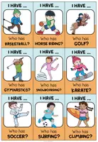 Vista previa - Juegos / Gamificación - SPORTS - I have ... Who has ...? - página 2