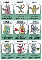 Vista previa - Juegos / Gamificación - VERBS - I have ... Who has ...? - página 2