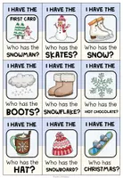 Vista previa - Juegos / Gamificación - WINTER - I have ... Who has ...? - página 1