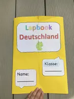 Vorschau - Stundenentwürfe - Lapbook Deutschland - Deckblatt