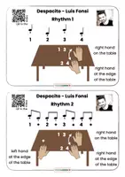 Vista previa - Juegos / Gamificación - Musica: Despacito • Percusión corporal Body Table Percussion • Play Along & Create your Own - página 3