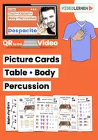 Vista previa - Juegos / Gamificación - Musica: Despacito • Percusión corporal Body Table Percussion • Play Along & Create your Own - Portada
