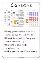 Vista previa - Juegos / Gamificación - Percusión corporal Body percussion • Fli Fla Flo • Templets • Create your own - página 1