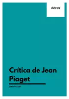 Vista previa - Hojas de trabajo - Crítica de Jean Piaget - Portada