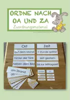 Vorschau - Stationenlernen - Ordnen nach ZEITANGABE oder ORTSANGABE - Deckblatt