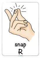 Vista previa - Tarjetas / Manipulativos - Percusión corporal Body percussion • Symbols • Picture cards • Clipart - página 2