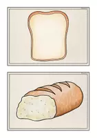Vorschau - Bildkarten - Bild- und Wortkarten "Breakfast" - Seite 1