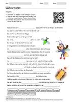 Vorschau - Arbeitsblätter - Lernposter + Arbeitsblatt zum Thema "Glühwürmchen" + Onlineübung & MP3 + Mindmap + Infografik - Seite 1