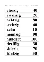 Vorschau - Arbeitsblätter - Die Zehnerzahlen bis 100 ausschneiden und ordnen - Deckblatt