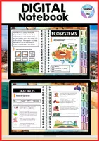 Vista previa - Unidades / Secuencias / Situaciones de Aprendizaje - Australia - Digital Notebook - Distance Learning & Homeschooling - página 2
