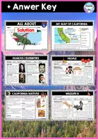 Vista previa - Hojas de trabajo - CALIFORNIA Booklet Sample Pages - FREEBIE - página 1