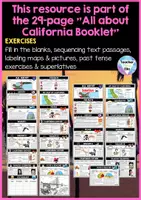 Vista previa - Hojas de trabajo - CALIFORNIA Booklet Sample Pages - FREEBIE - página 2